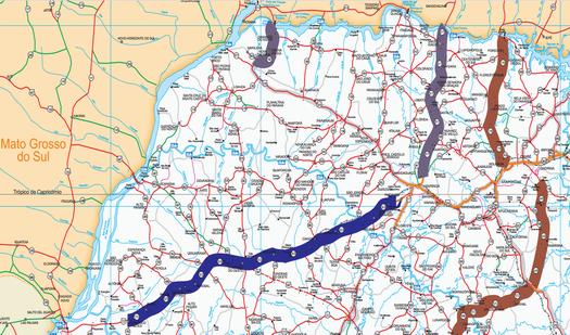 Começa em março a elaboração dos projetos de duplicação das rodovias PR 323 e PR 317, que vão formar um corredor rodoviário entre a ponte de Guaíra, no Oeste do Paraná, até a divisa com o estado de São Paulo