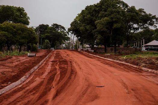 Obra de duplicação da Avenida Guaporé está em 55,52%, em Paranavaí